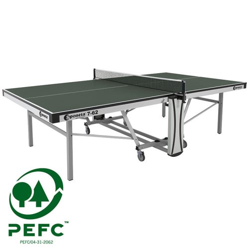 Sponeta S7-62 zöld beltéri ITTF ping-pong asztal