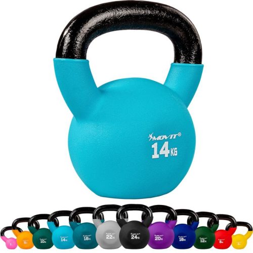 Kettlebell neoprén MOVIT 14 kg világos kék