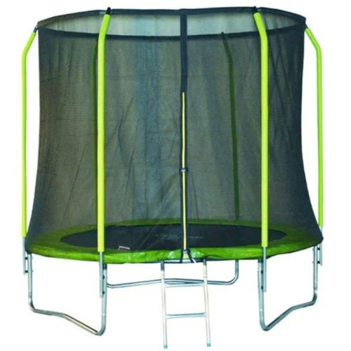 Trambulin Safety biztonsági hálóval, létrával 250 cm
