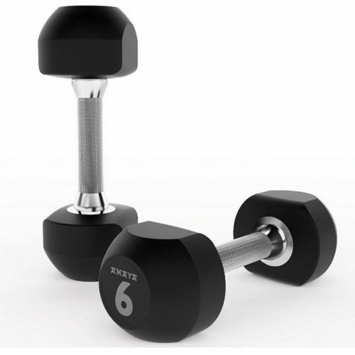 Kézisúlyzó gumírozott Amaya 9 kg