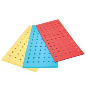 Vízi szőnyeg lyukakkal Amaya 200x100x2 cm sárga