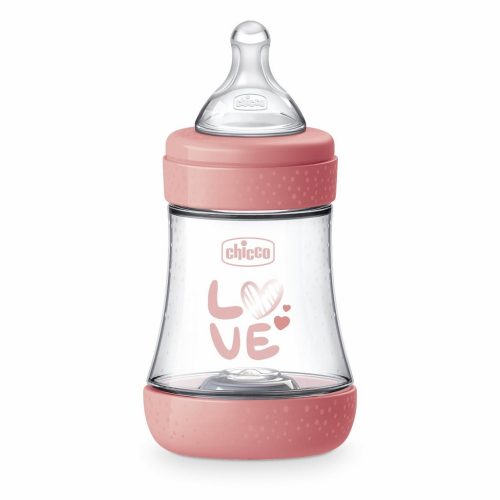 CHICCO Perfect5 szilikon cumisüveg 150ml lány