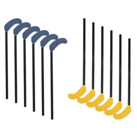 Floorball ütő szett Mini Kid 65/75 cm sárga-kék