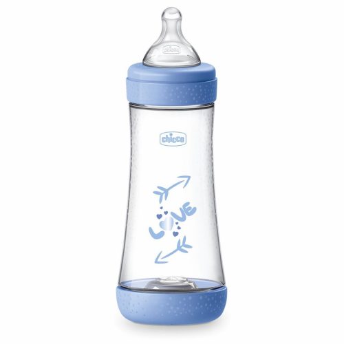 CHICCO Perfect5 szilikon cumisüveg 300 ml fiú