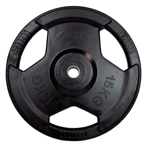 Aktivsport Gumírozott súlyzótárcsa 15 kg 31 mm