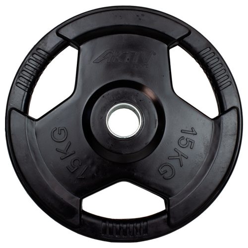 Aktivsport Gumírozott súlyzótárcsa 15 kg 51 mm