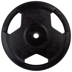 Aktivsport Gumírozott súlyzótárcsa 20 kg 31 mm
