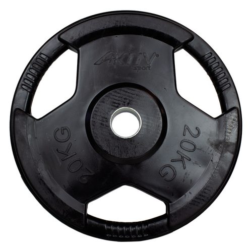 Aktivsport Gumírozott súlyzótárcsa 20 kg 51 mm