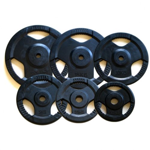 Aktivsport Gumírozott súlyzótárcsa 25 kg 51 mm