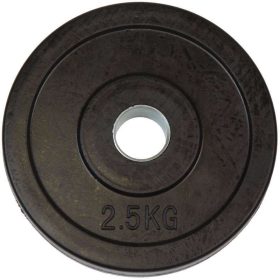   Gumírozott súlytárcsa Aktivsport 2,5 kg 31 mm markolat nélkül