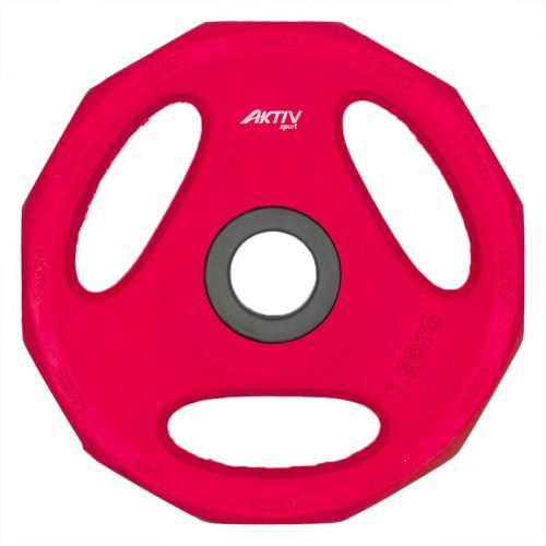 Súlytárcsa Aktivsport 1,25 kg rózsaszín