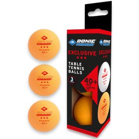 Donic Exclusive ping-pong labda 3 csillagos narancs
