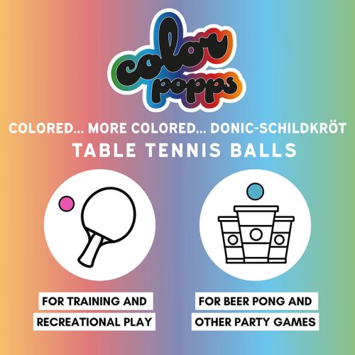 Donic szines ping-pong labda