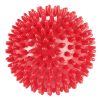Tüskés masszírozó labda Trendy 9 cm piros