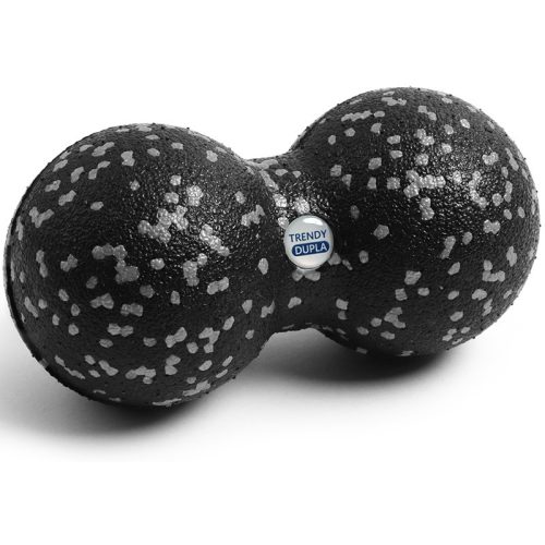 Masszírozó labda Trendy Dupla kemény fekete-szürke