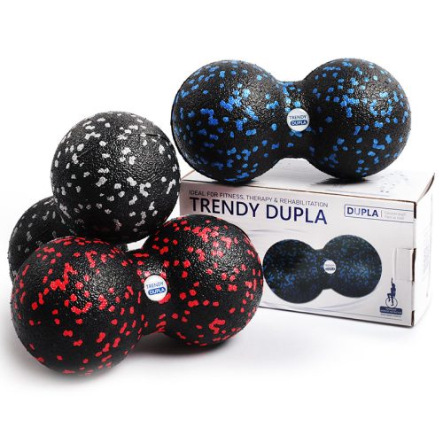 Masszírozó labda Trendy Dupla kemény fekete-kék