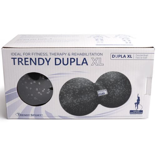 Masszírozó labda Trendy Dupla XL fekete-piros