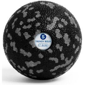Masszázs labda Trendy Bola fekete-szürke 6 cm