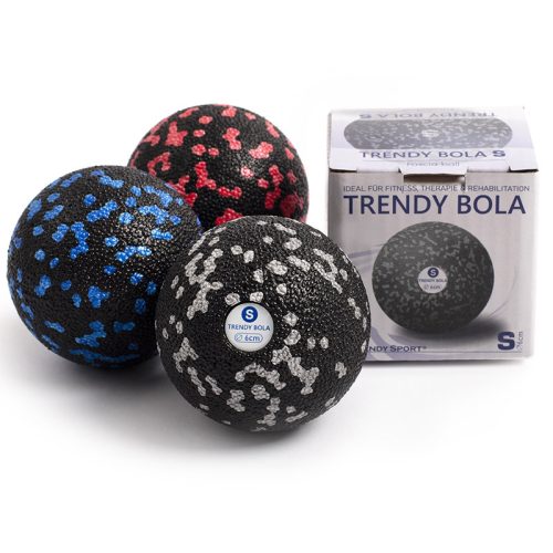 Masszázs labda Trendy Bola fekete-piros 10 cm