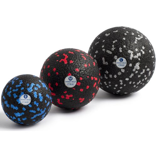 Masszázs labda Trendy Bola fekete-piros 10 cm