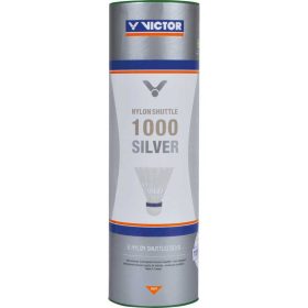Tollaslabda Victor Nylonshuttle 1000 fehér kék csíkkal