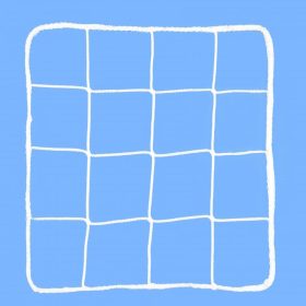 Ejtőháló, 9x9, 3 mm, PA, olasz kézilabdakapuhoz