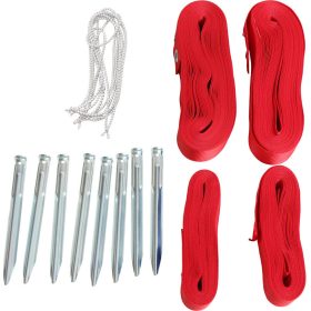   Jelölő szalag, strandröplabda pályához piros 16x8 m(4db szalag)