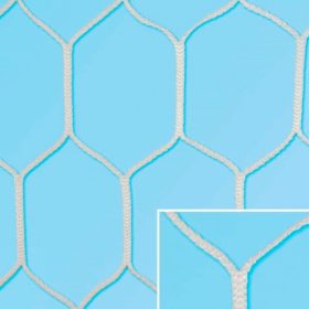   Labdarúgó kapuháló 400x200 cm Hexa csomómentes 3 mm 33070017, olasz