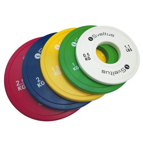Súlytárcsa gumírozott Sveltus Olympic mini 0,5 kg