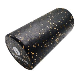   Masszázshenger sima felületű Sveltus 30x15 cm fekete-narancs