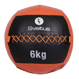 Wall ball Sveltus 6 kg fekete-narancs