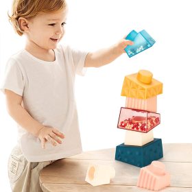 Montessori piramis érzékelő torony golyókkal