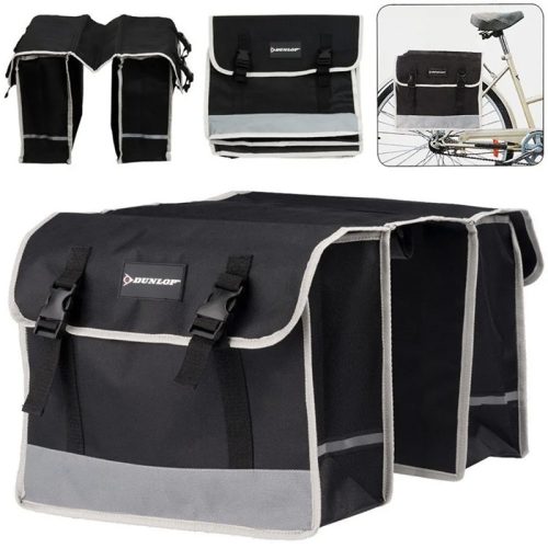 Kerékpártáska csomagtartóra dupla Dunlop 36x36x12 cm