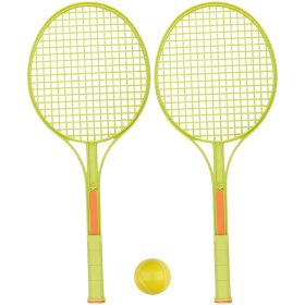 Teniszütő szett gyerekeknek 2 ütő 1 labda zöld