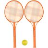 Teniszütő szett gyerekeknek 2 ütő 1 labda narancs