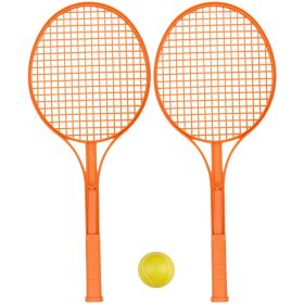 Teniszütő szett gyerekeknek 2 ütő 1 labda narancs