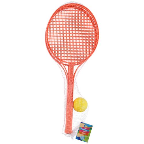 Teniszütő szett gyerekeknek 2 ütő 1 labda narancs