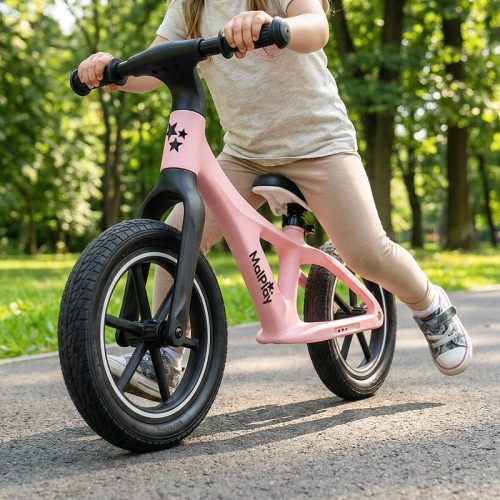 Futóbicikli NYLU pink méret: 12
