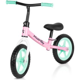 Futóbicikli pink-türkiz-fehér méret: 10
