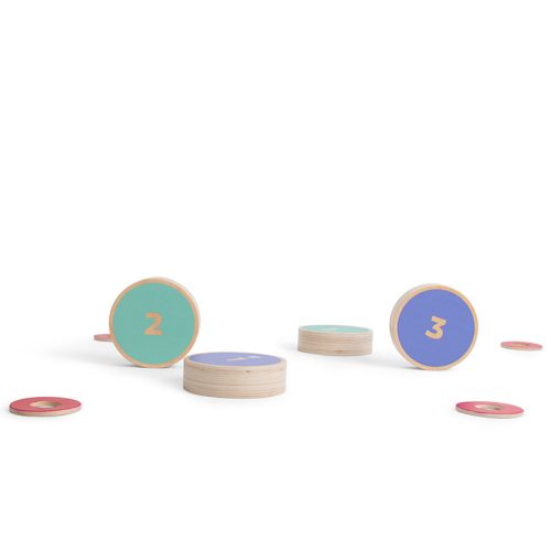 Fa korong játék BS Toys Roll It