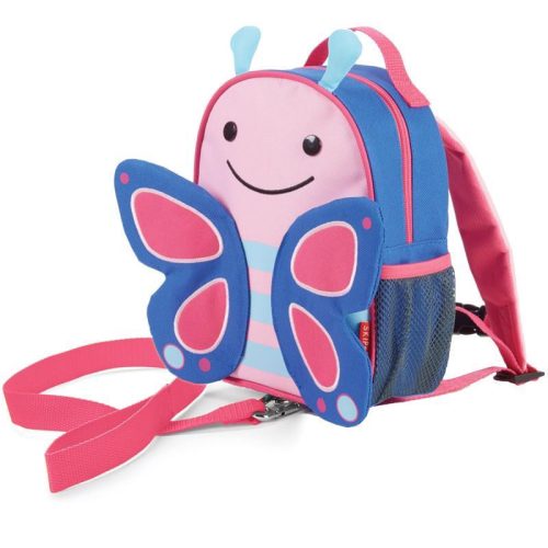 SKIP HOP Zoo hátizsák biztonsági pórázzal Butterfly 1r+
