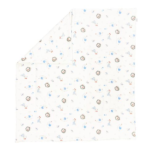 BabyBruin vastag duplafalú takaró mintás 80/90 cm oroszlány