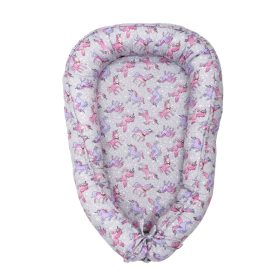   babafészek szilikongolyó töltettel, kivehető kókuszbetéttel vagy szivacsbetéttel 40*70 cm  