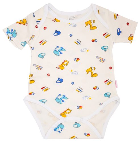 BabyBruin® 100% pamut kombidressz OEKO TEX minősítéssel, rövid ujjú 68/74-es 