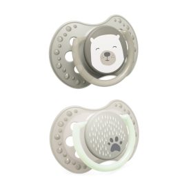 LOVI Cumisüveg szilikon dinamikus Buddy Bear 6-18h 2 db