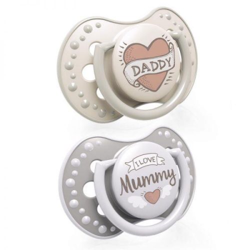LOVI Soothing Soother Dynamic Soother I Love 6-18m 2 db - fiú - LOVI Soothing Soother Dynamic Soother I Love 6-18m 2 db
