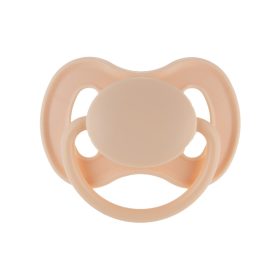   CANPOL BABIES Kaucsuk cumi kerek csúccsal Nude 0-6m krémszínű