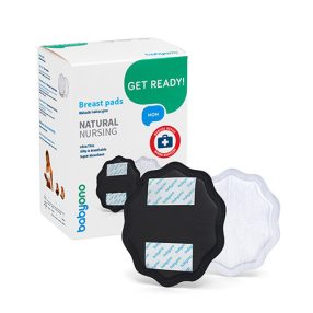 BABYONO melltartó betétek 24 db fekete