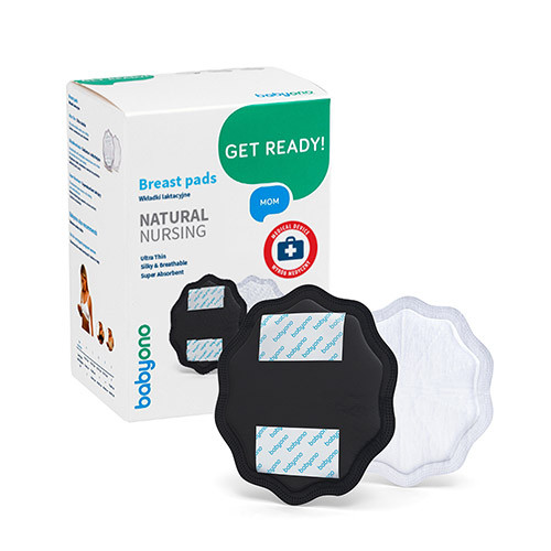 BABYONO melltartó betétek 24 db fekete