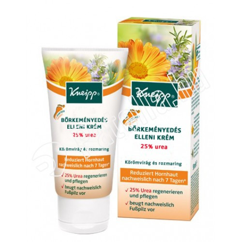 Kneipp Urea 25% Krém Bőrkeményedés Ellen 50ml